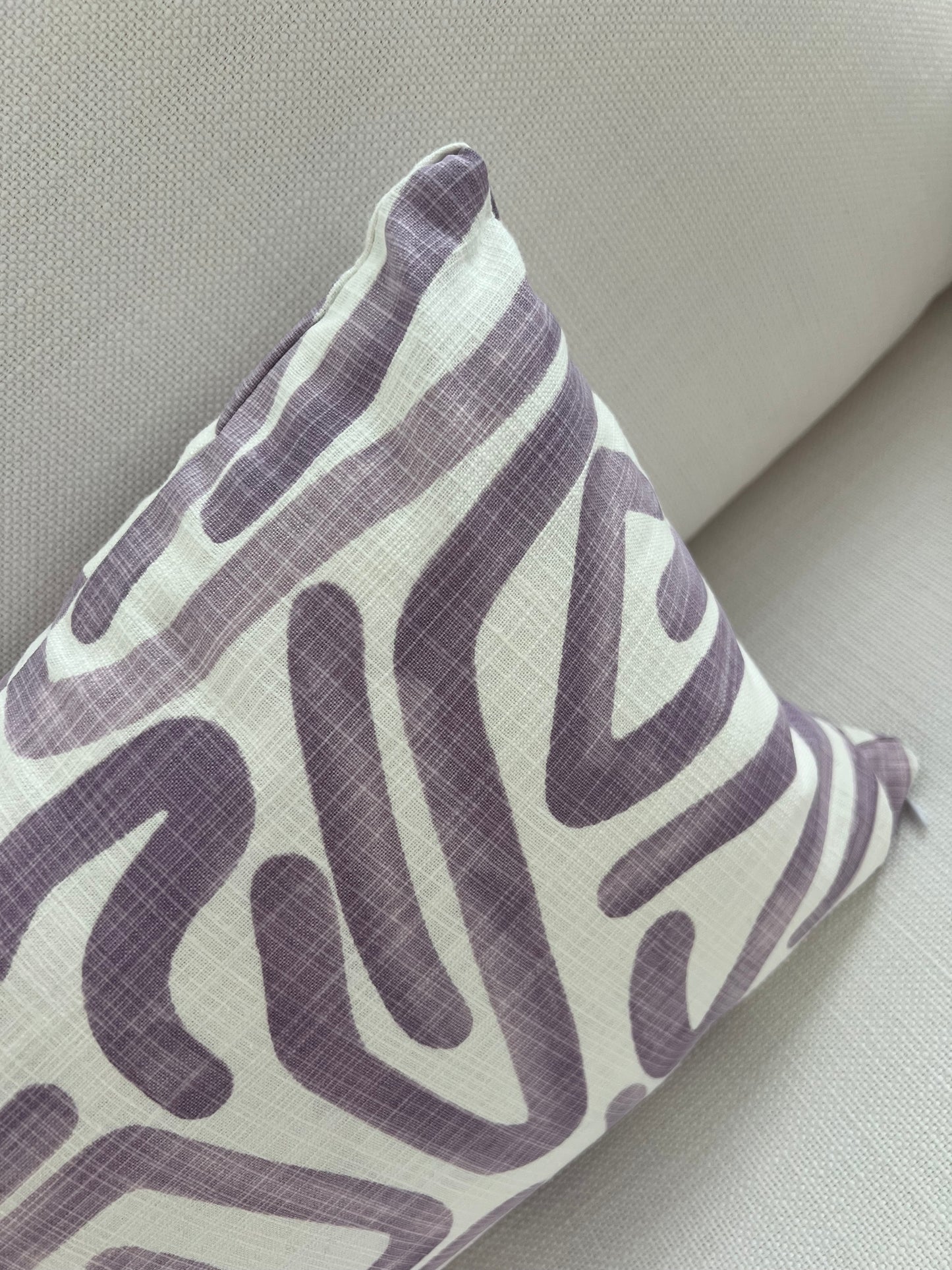 Lavender Haze Lumbar Pillow
