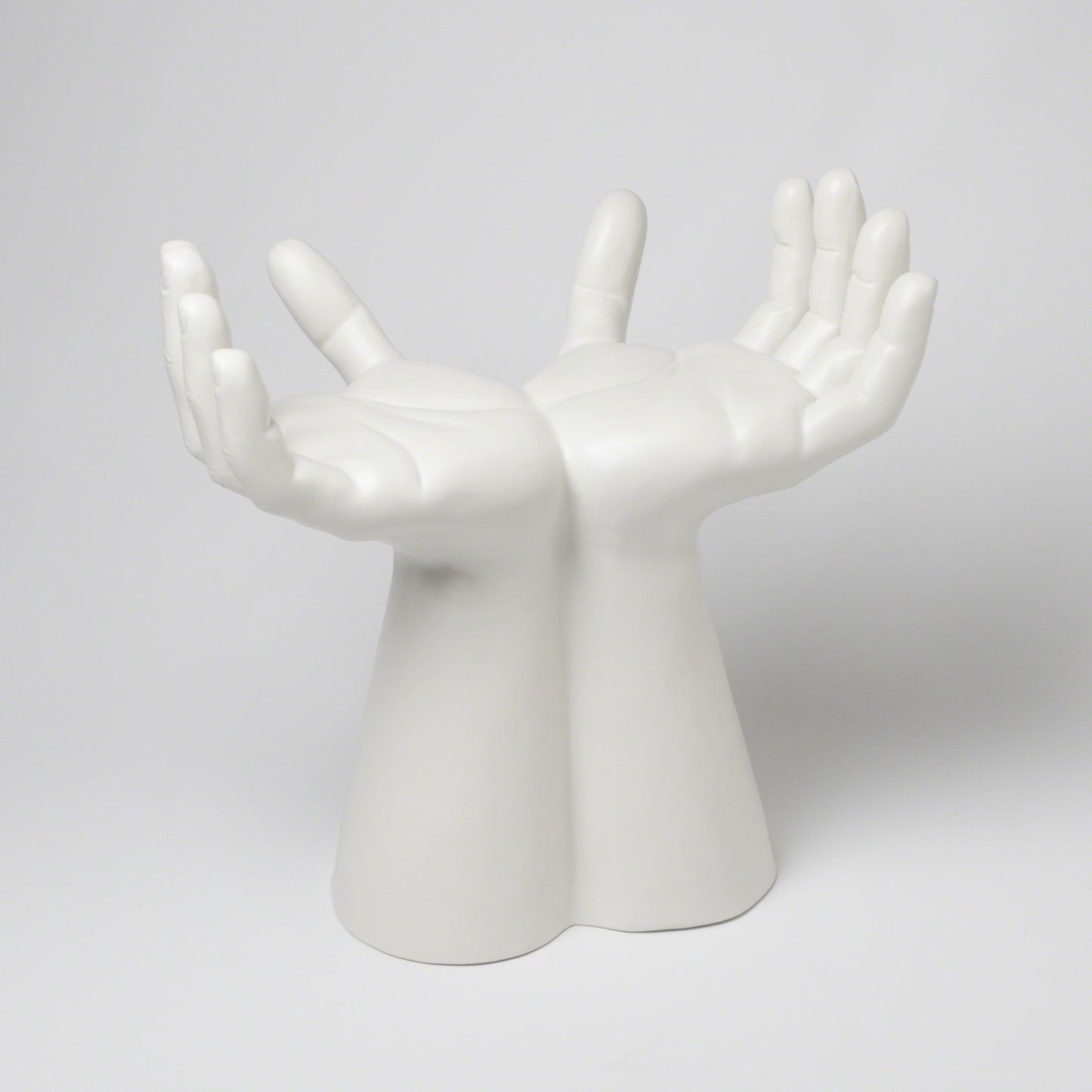 Hands Stool - Matte White