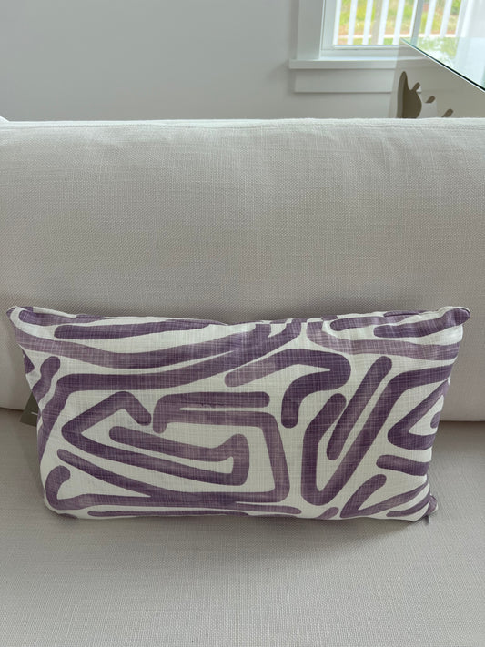 Lavender Haze Lumbar Pillow